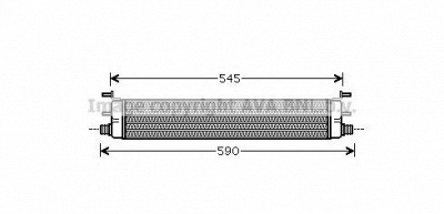 AVA QUALITY COOLING ms3398 -  масляный радиатор, двигательное масло